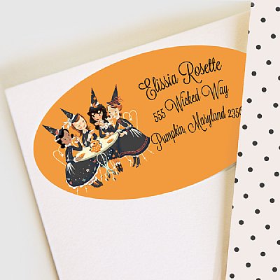 Witches Tea Address Labels
