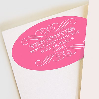 Most Wonderful Time Address Labels (Pink)