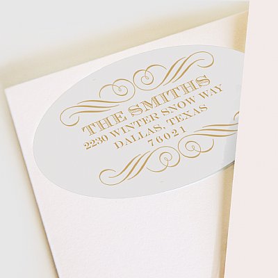 Most Wonderful Time Address Labels (Silver & Gold)
