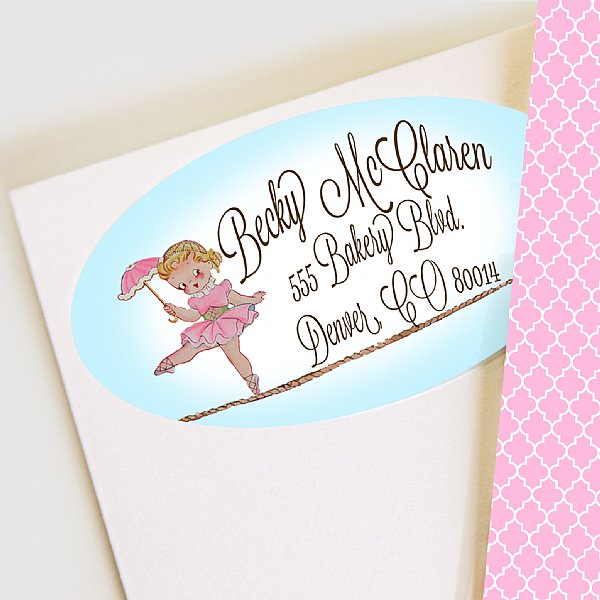 Tight Rope Tootsie (Fair Skin Tone) Collection Address Labels