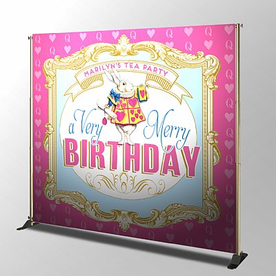 Alice in Wonderland Backdrop Sign (Digital Download)