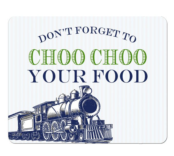 8x10 Choo Choo Your Food Sign