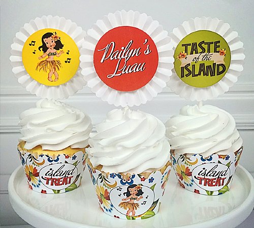 Aloha Girl Cupcake Kit
