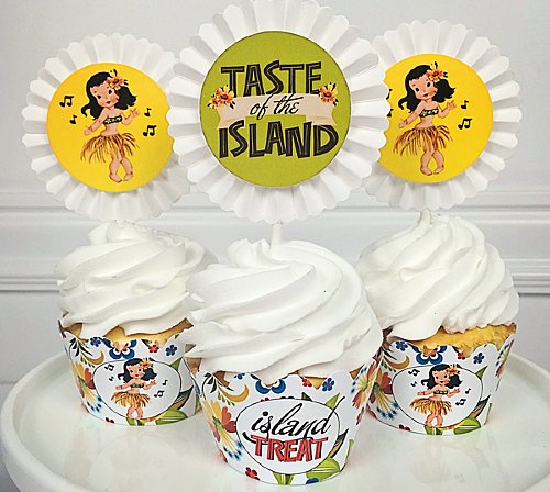 Aloha Girl Cupcake Kit