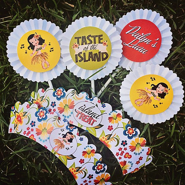 Aloha Girl Cupcake Kit