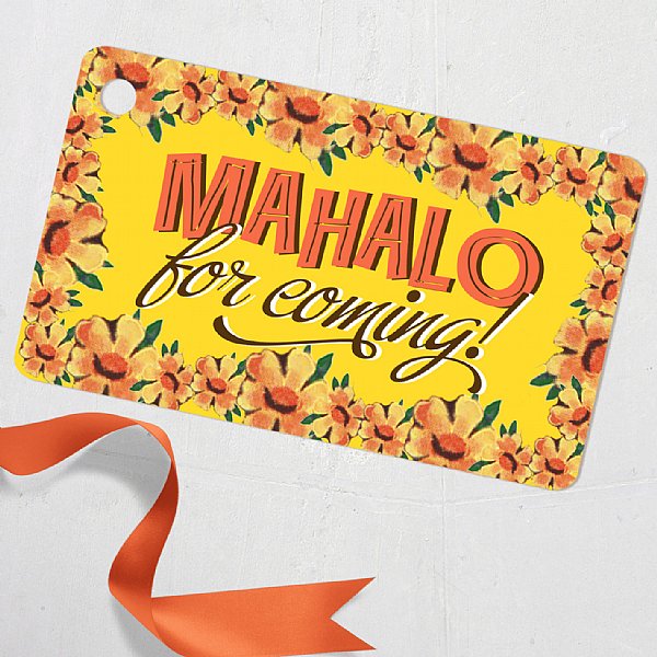 Aloha Girl Favor Tags