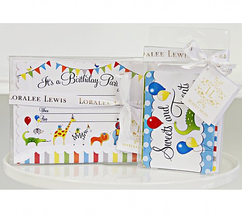 Animals on Parade Fill-in-the-Blank Invitation Set