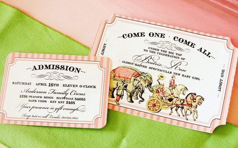 Come One Come All Invitation Insert