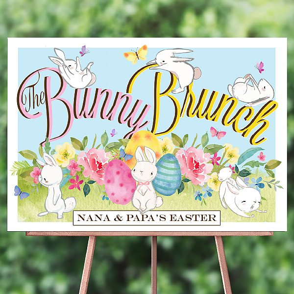 Bunnies Bunny Brunch Sign