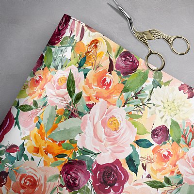 Autumn Rose Gift Wrap