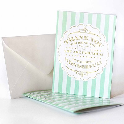 Baby Bottle Thank You Notes