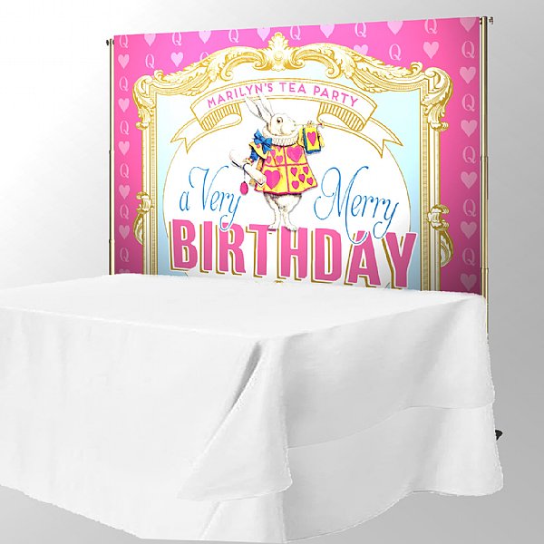 Alice in Wonderland Backdrop Sign (Digital Download)