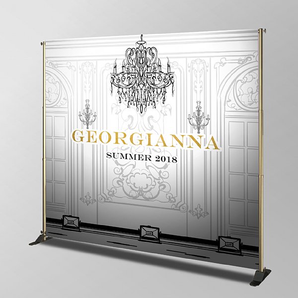 Center Stage Runway Backdrop Sign (Digital Download)