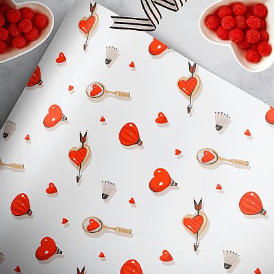 Badminton Love Gift Wrap