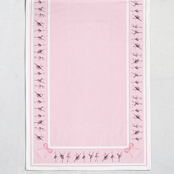 Ballet Dancer Silhouettes Tablecloth