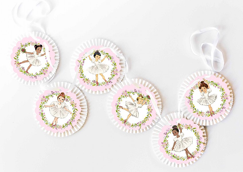 Ballerinas Rosette Banner