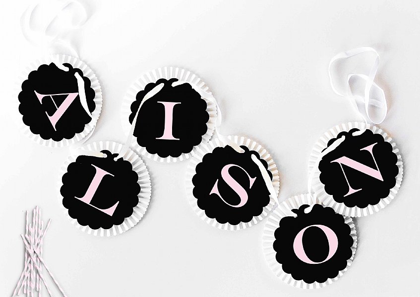 Fancy Affair Rosette  Banner