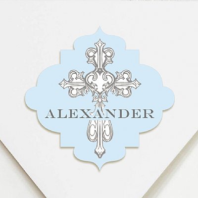  Blessing, Baptism Personalized Luxe Stickers