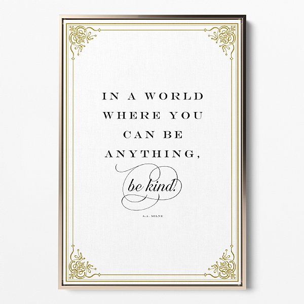 Be Kind Gallery Canvas