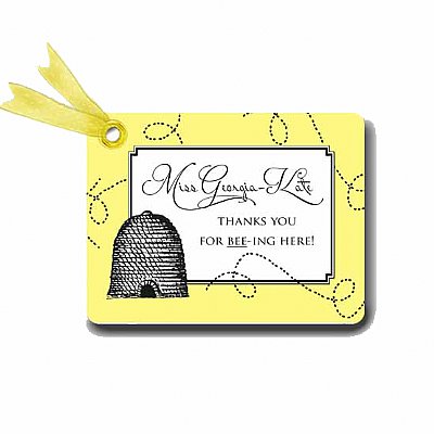 Queen Bee Large Favor Tags