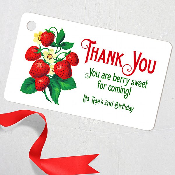 Berry Sweet Favor Tags