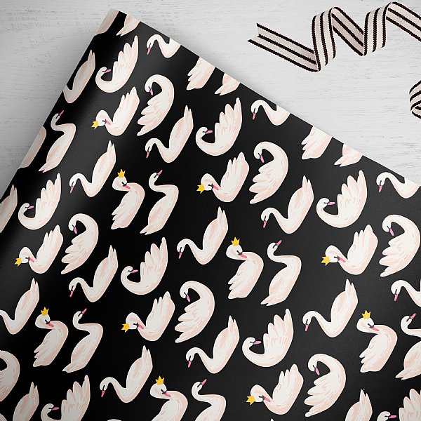 Black Swan Princess Gift Wrap