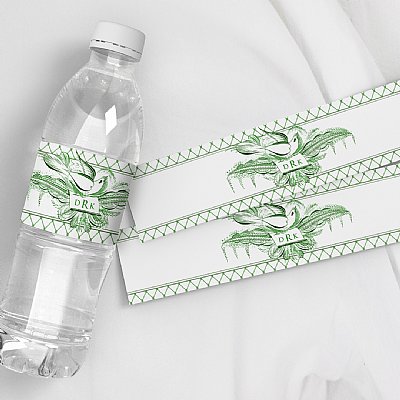 Alouette Collection Water Bottle Labels (Green)