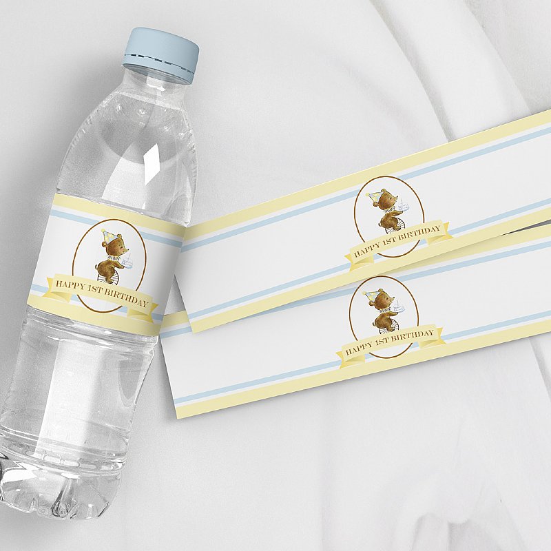 first-birthday-bear-water-bottle-labels