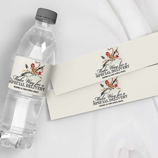 Incoming Water Bottle Labels 