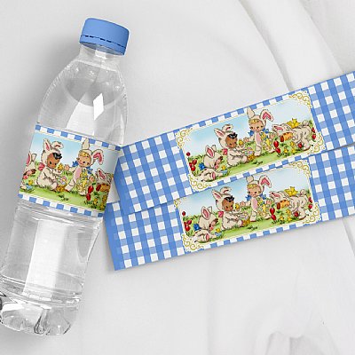 Kinder Easter Water Bottle Labels