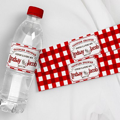 Picnic With You Water Bottle Labels