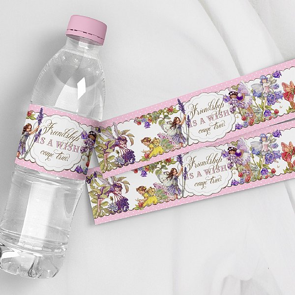Pixie Fairy Water Bottle Labels
