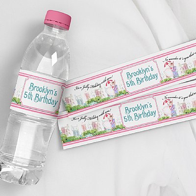 Jolly Holiday Water Bottle Labels