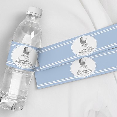 Pram Cameo Water Bottle Labels