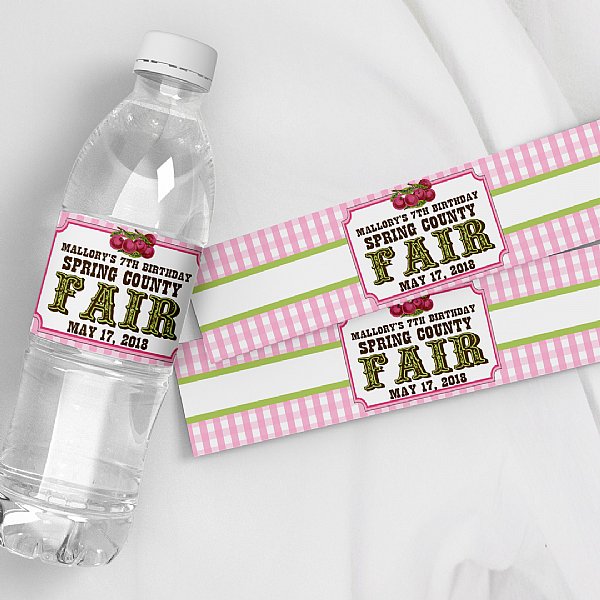 Sweet County Fair Bottle Labels