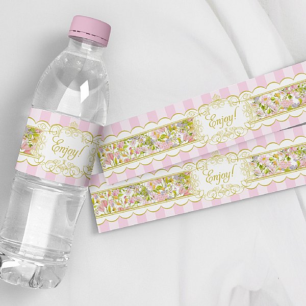 Swan Lake Water Bottle Labels