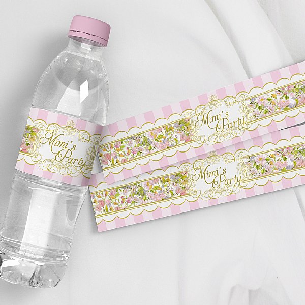 Swan Lake Water Bottle Labels