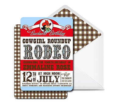 Buckaroo Invitation