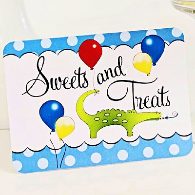 Animals on Parade Buffet & Party Signs