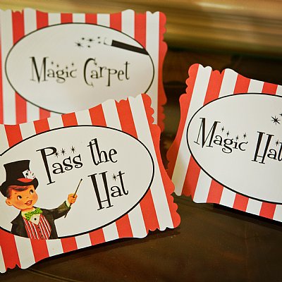 Hocus Pocus Buffet & Party Signs