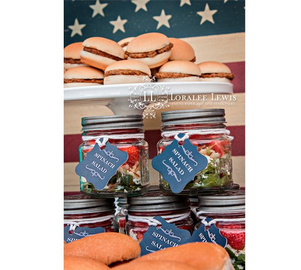 Fourth of July Luxe Favor Tags