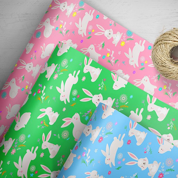 Bunny Hop Gift Wrap