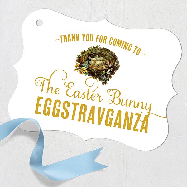 Bunny Quartet Luxe Favor Tags