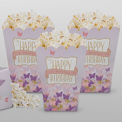 Butterfly Popcorn Boxes