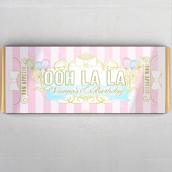 Paris Candy Bar Labels