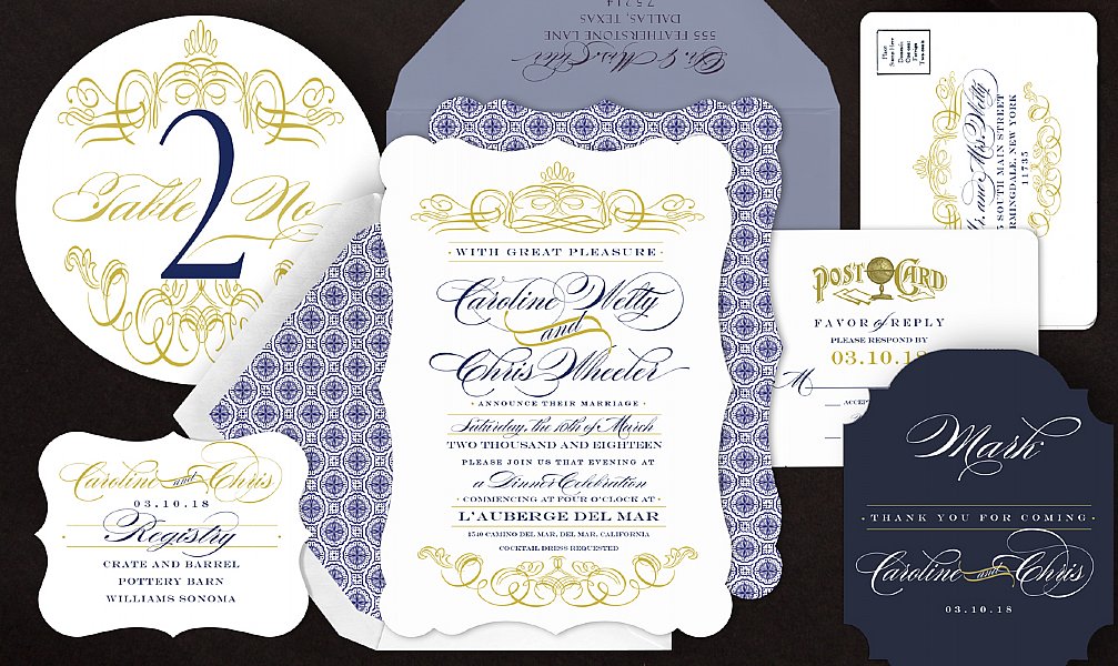 Caroline Collection Invitation