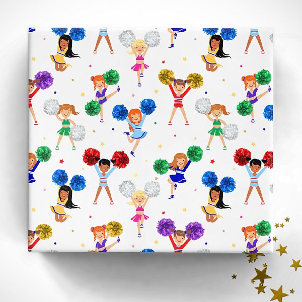 Cheerleader Cuties (Girls) Gift Wrap