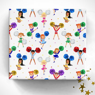 Cheerleader Cuties (Girls) Gift Wrap