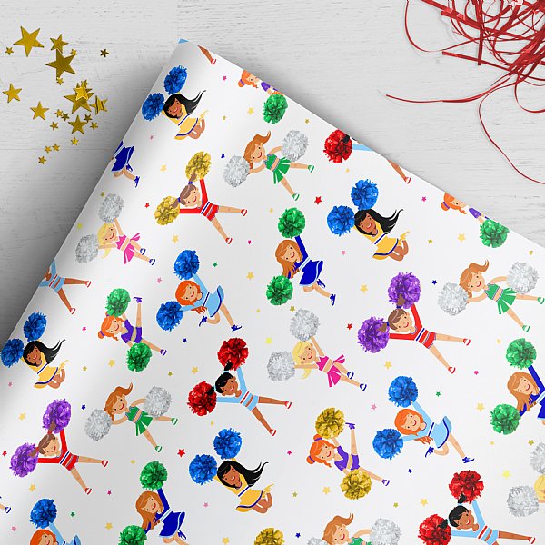 Cheerleader Cuties (Girls) Gift Wrap