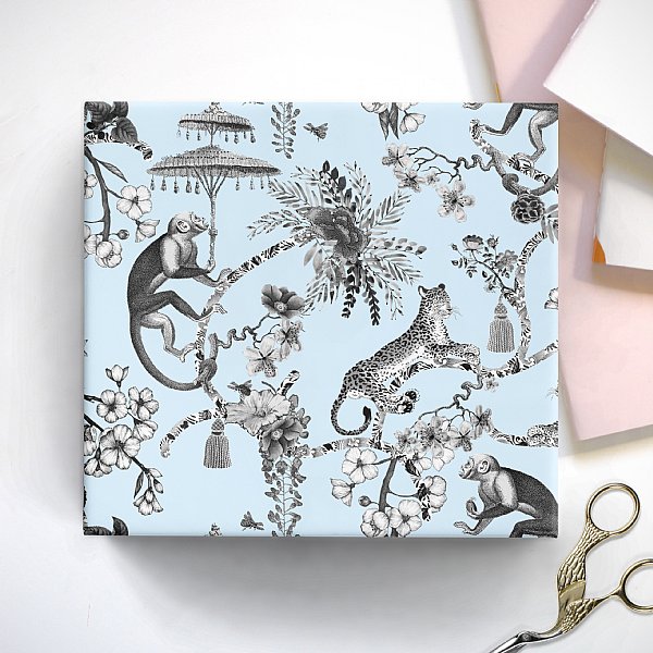 Chinoiserie Jungle Black II Gift Wrap